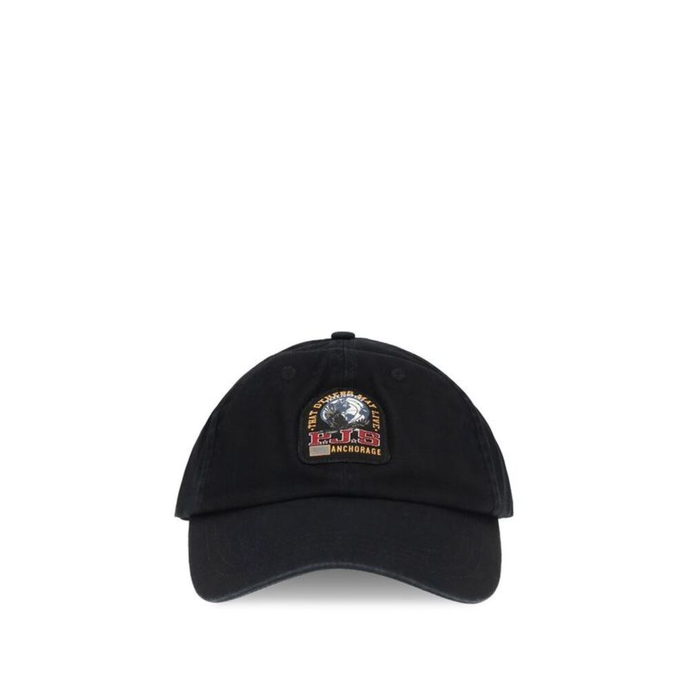 Parajumpers Black Cotton Cap (Baseball Men's Hat)